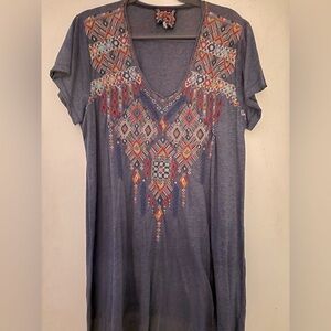 Embroidered Johnny Was dress